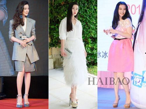 明星范冰冰高跟鞋,时尚女王的高雅步伐